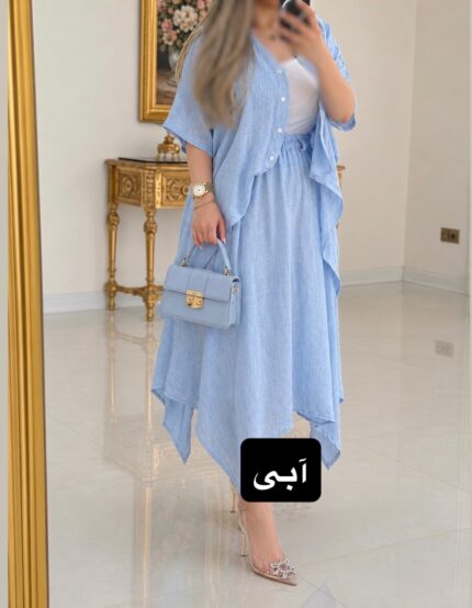 ست کراپ گره ای و دامن ۷۸