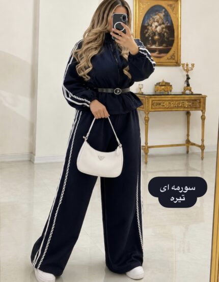 ست بامبر و شلوار بغل گیپوری تابستونی