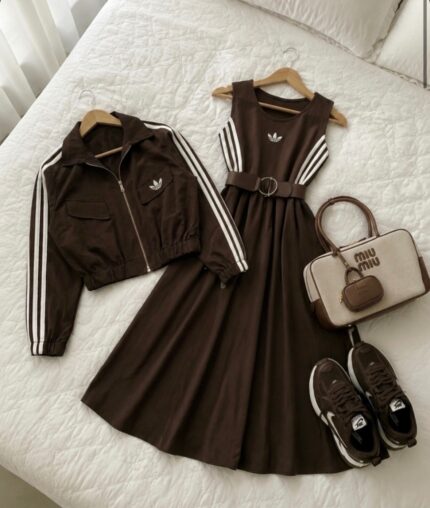 ست دوتیکه سارافون و بامبر adidas