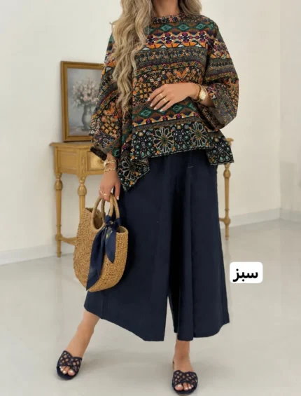 پانچ طرحدار و دامن شلوار