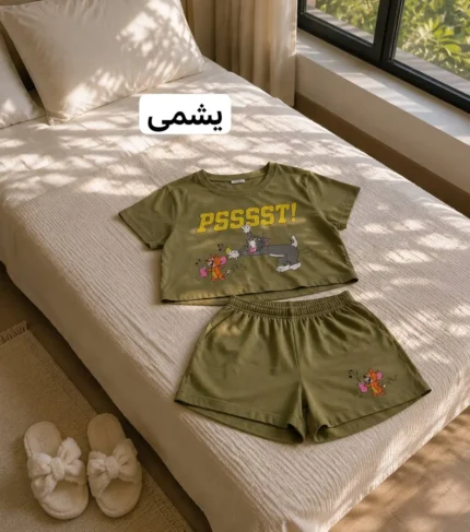 ست کراپ و شورتک تام و جری
