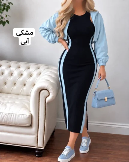ست ماکسی و کت جین