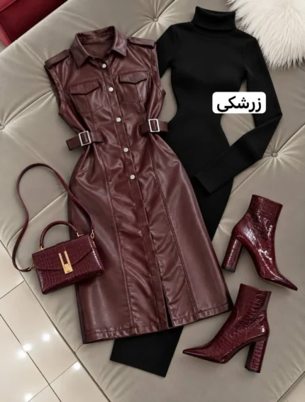 وست چرم ساعت شنی