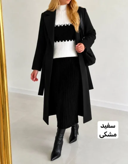 ست بلوز و دامن بافت